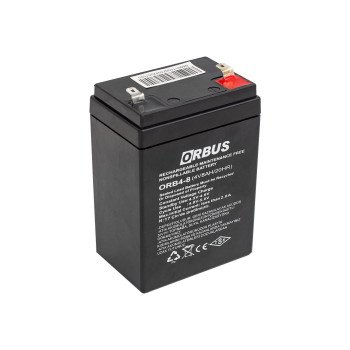 Orbus ORB4-8 4V 8Ah Kuru Akü Sızdırmaz Bakımsız Şarjlı Akü