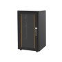 U1164 16U Dikili Tip Rack Kabinet 600x600mm Siyah Network ve Server Kabini
