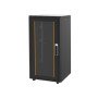 U1204 20U Dikili Tip Rack Kabinet 600x600mm Siyah Network ve Server Kabini