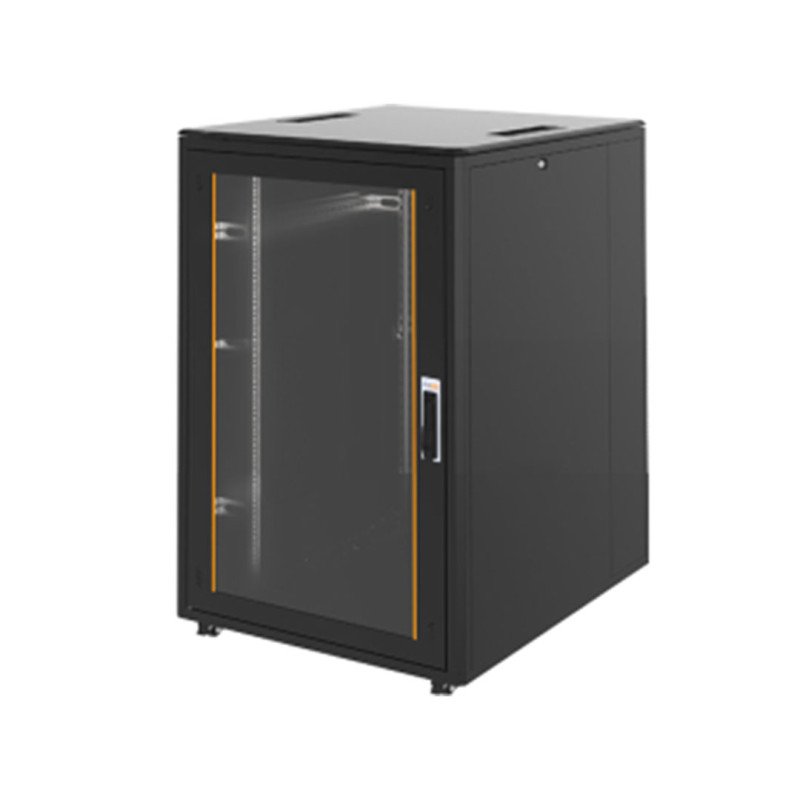 U1205 20U Dikili Tip Rack Kabinet 600x800mm Siyah Network ve Server Kabini