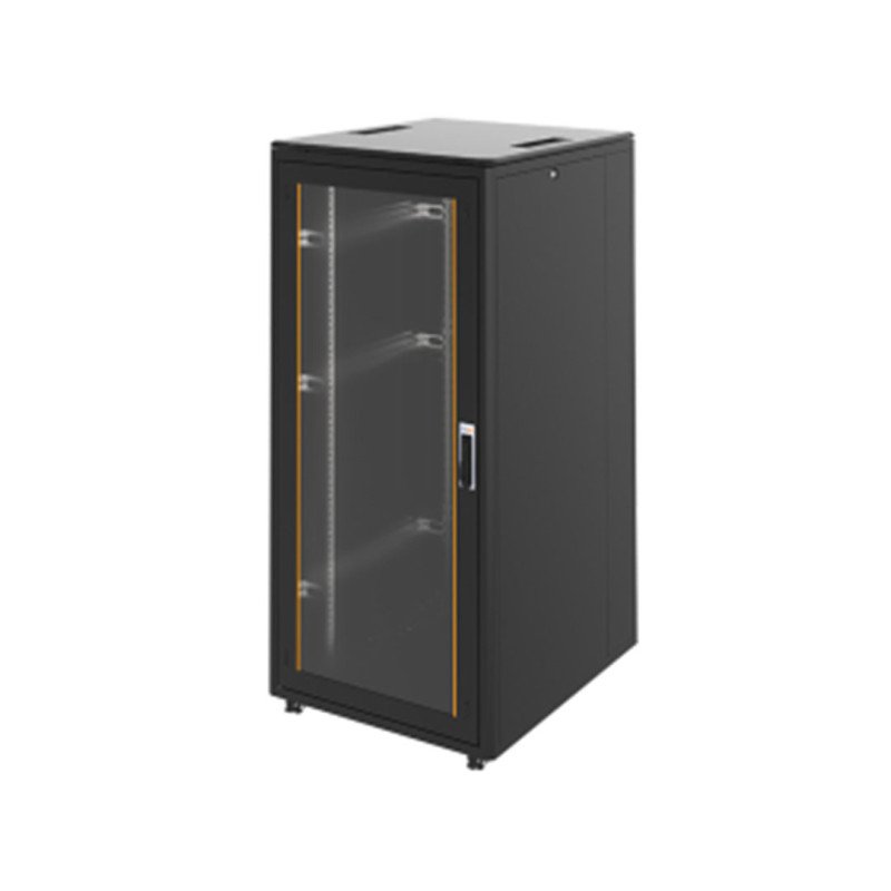 U1421 42U Dikili Tip Rack Kabinet 600x800mm Siyah Network ve Server Kabini