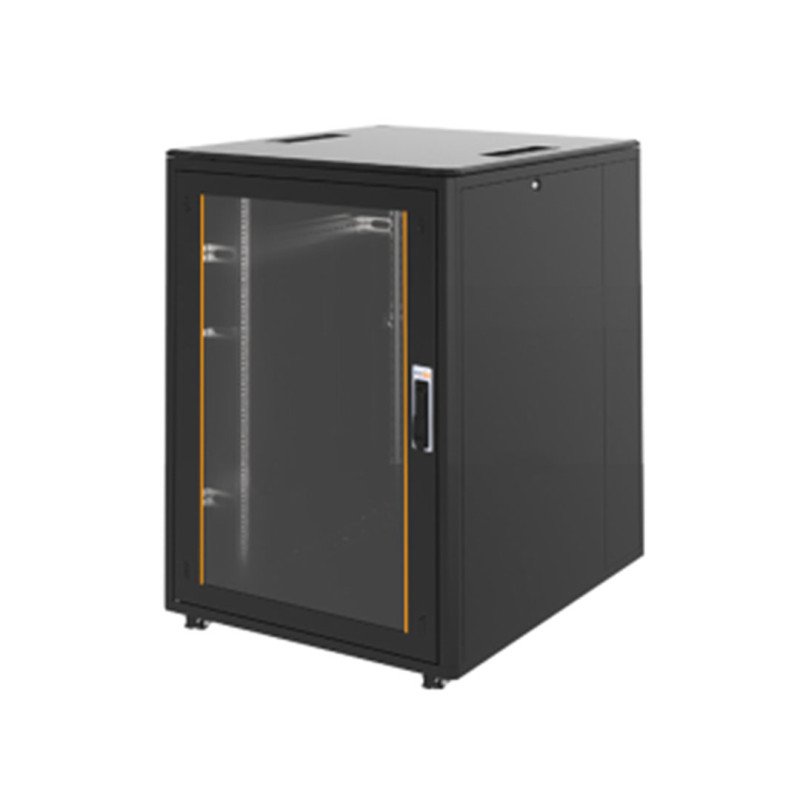 U1165 16U Dikili Tip Rack Kabinet 600x800mm Siyah Network ve Server Kabini