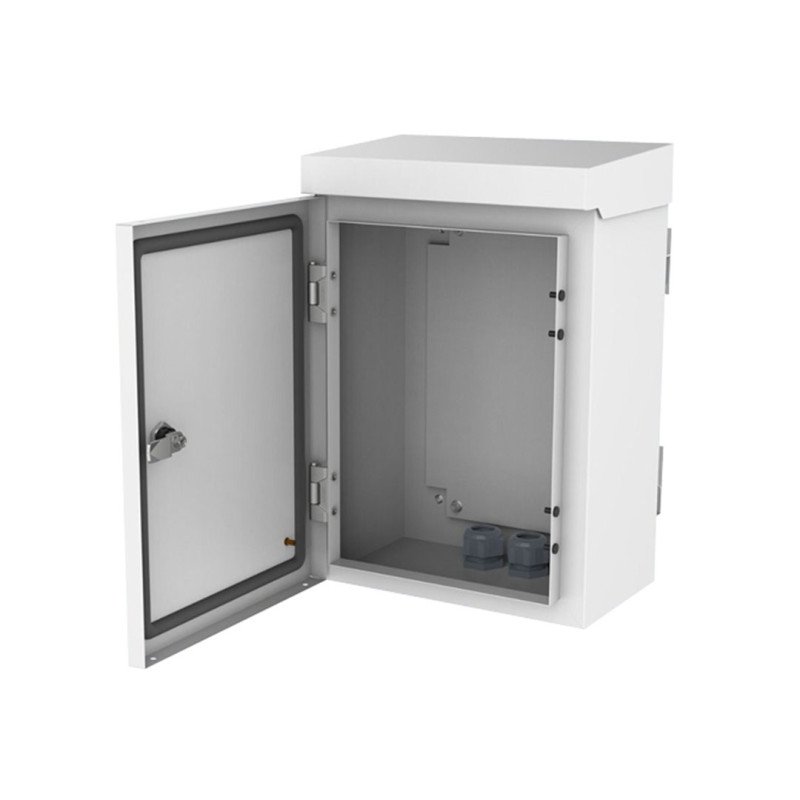 U1608 Tek Cidar Mini MOBESE Kabini 300x400x200mm Ray ve Kelepçe Dahil