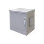U1100 9U Çift Cidar Dış Ortam Rack Kabinet 600x600mm Beyaz Outdoor Kabin