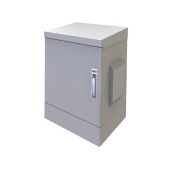 U1130 12U Çift Cidar Dış Ortam Rack Kabinet 600x600mm Beyaz Outdoor Kabin