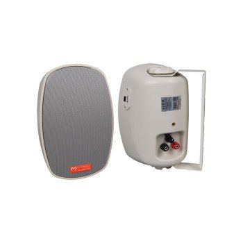 MagicVoice MV-22 20W Hat Trafolu Sütun Hoparlör 2'li Takım Beyaz Komütatörlü