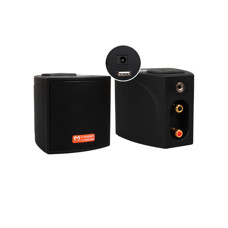 MagicVoice MV-18 30W Hat Trafolu USB'li Sütun Hoparlör 2'li Takım 100V