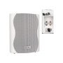 MagicVoice F-LHY6.5S 6.5 İnç 40W USB'li Hat Trafolu Duvar Tipi Hoparlör Beyaz