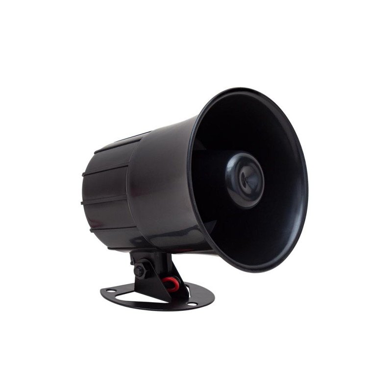 MagicVoice MV-30600 12V 15W Tek Sesli Elektronik Siren Horn Hoparlör 110dB