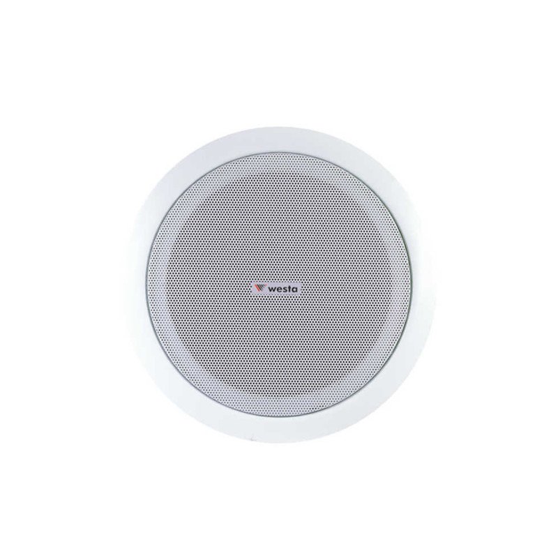 Westa WS-2035T 20 cm 30W 100V Trafolu Alçıpan Hoparlör Beyaz