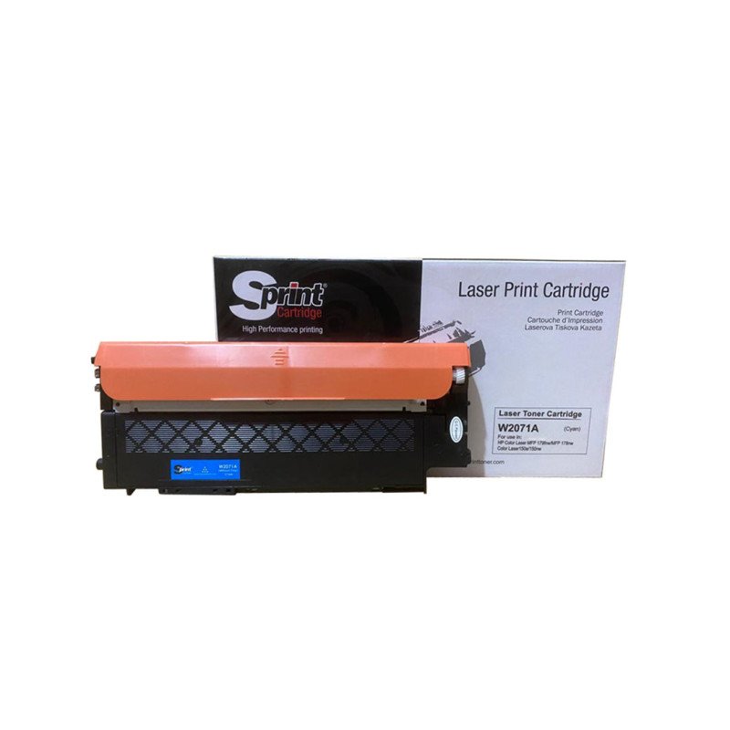 S Print W2071A 117A Cyan Mavi Çipli Muadil Toner 700 Sayfa HP Color LaserJet 150 ve MFP 178 179 Serisi Uyumlu