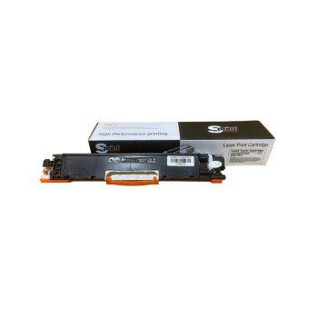 S Print CE310A 126A CF350A 130A CRG-729 Siyah Muadil Toner 1300 Sayfa HP ve Canon Yazıcı Uyumlu