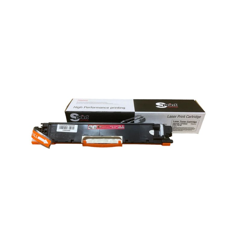 S Print CE313A 126A CF353A 130A CRG-729 Magenta Kırmızı Muadil Toner 1000 Sayfa HP ve Canon Yazıcı Uyumlu