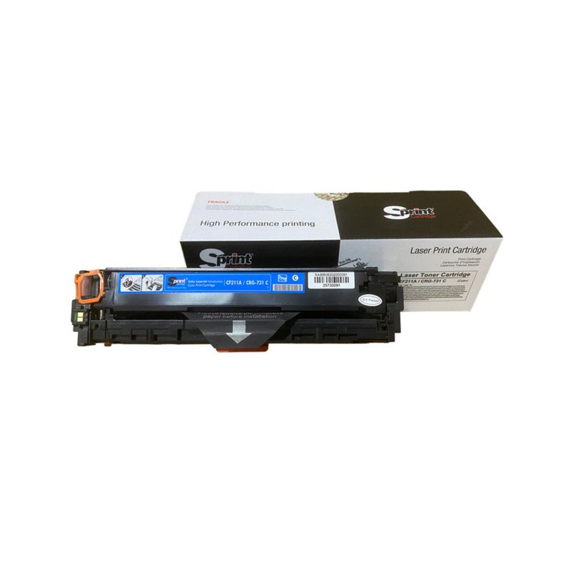 S Print CF211A 131A CRG-731 Cyan Mavi Muadil Toner 1800 Sayfa HP ve Canon Yazıcı Uyumlu