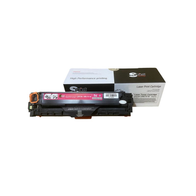 S Print CF213A 131A CRG-731 Magenta Kırmızı Muadil Toner 1800 Sayfa HP ve Canon Yazıcı Uyumlu