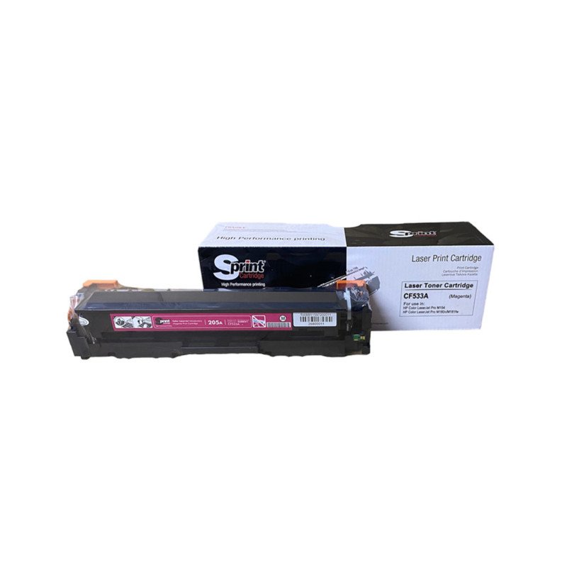 S Print CF533A 205A Magenta Kırmızı Muadil Toner 900 Sayfa HP Color LaserJet Pro M154 M180n M181fw Uyumlu