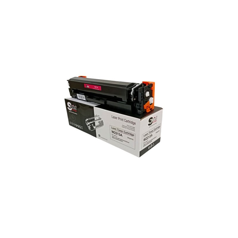 S Print W2213A 207A Magenta Kırmızı Çipli Muadil Toner 1250 Sayfa HP Color LaserJet Pro M255 M282 M283 Uyumlu