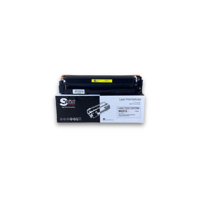 S Print W2212X 207X Sarı Yellow Çipli Muadil Toner 2450 Sayfa HP Color LaserJet Pro M255 M282 M283 Uyumlu