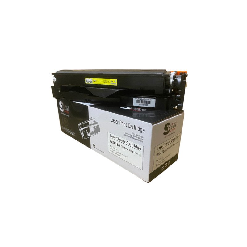 S Print W2412A 216A Sarı Yellow Çipsiz Muadil Toner 850 Sayfa HP Color LaserJet Pro M182nw M183fw Uyumlu