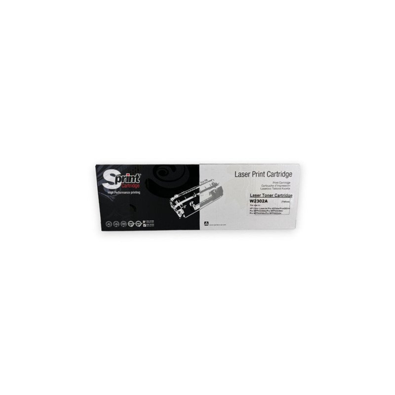 S Print W2302A 230A Sarı Yellow Çipli Muadil Toner 1800 Sayfa HP Color LaserJet Pro 4203 4303 Uyumlu