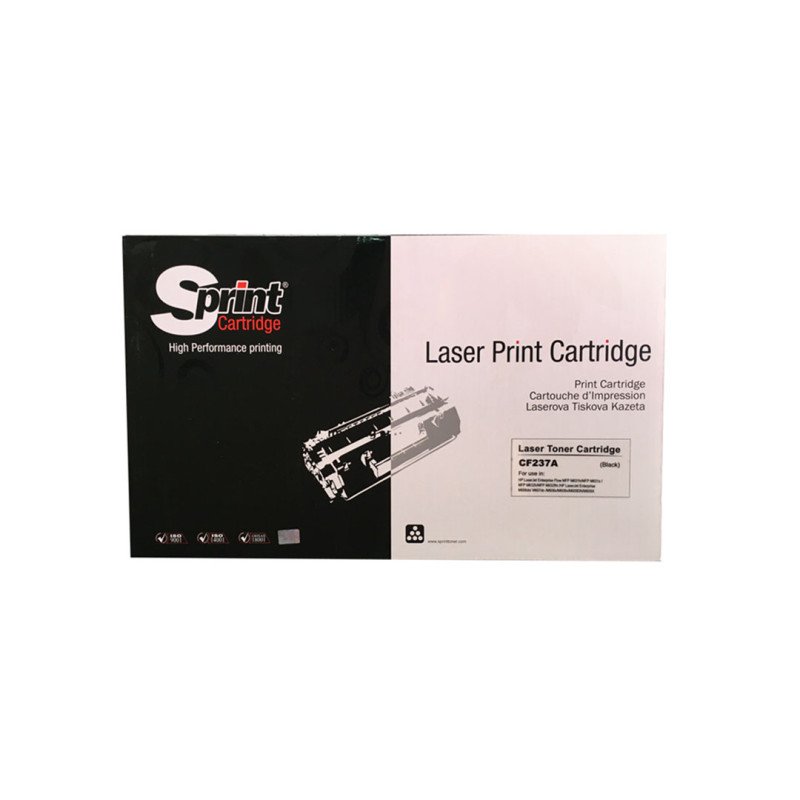 S Print CF237A Siyah Muadil Toner 11000 Sayfa HP LaserJet Enterprise M607 M608 M609 M631 M632 Uyumlu