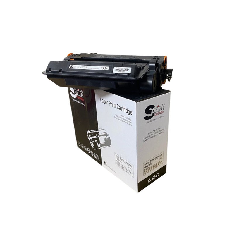 S Print CE255X CRG-724H Siyah Muadil Toner 12500 Sayfa HP LaserJet P3015 M521 M525 Canon LBP6750dn Uyumlu