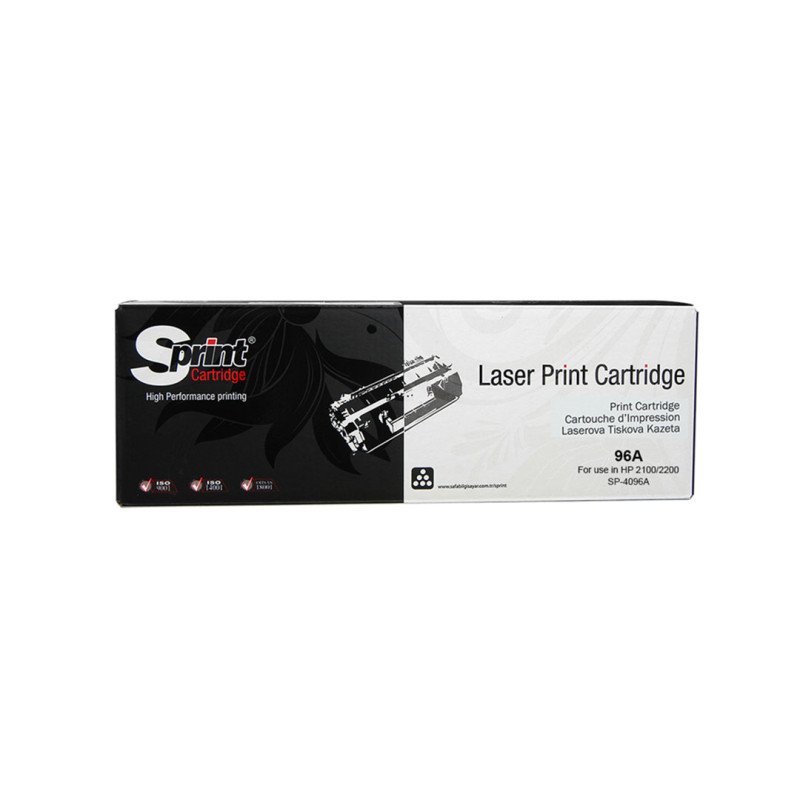 S Print Q4096A Muadil Toner 5.000 Sayfa HP LaserJet 2100 ve 2200 Serisi Uyumlu