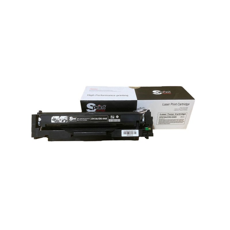S Print CF410A 410A CRG-046 Black Muadil Toner 2.300 Sayfa HP Color LaserJet Pro ve Canon i-SENSYS Uyumlu