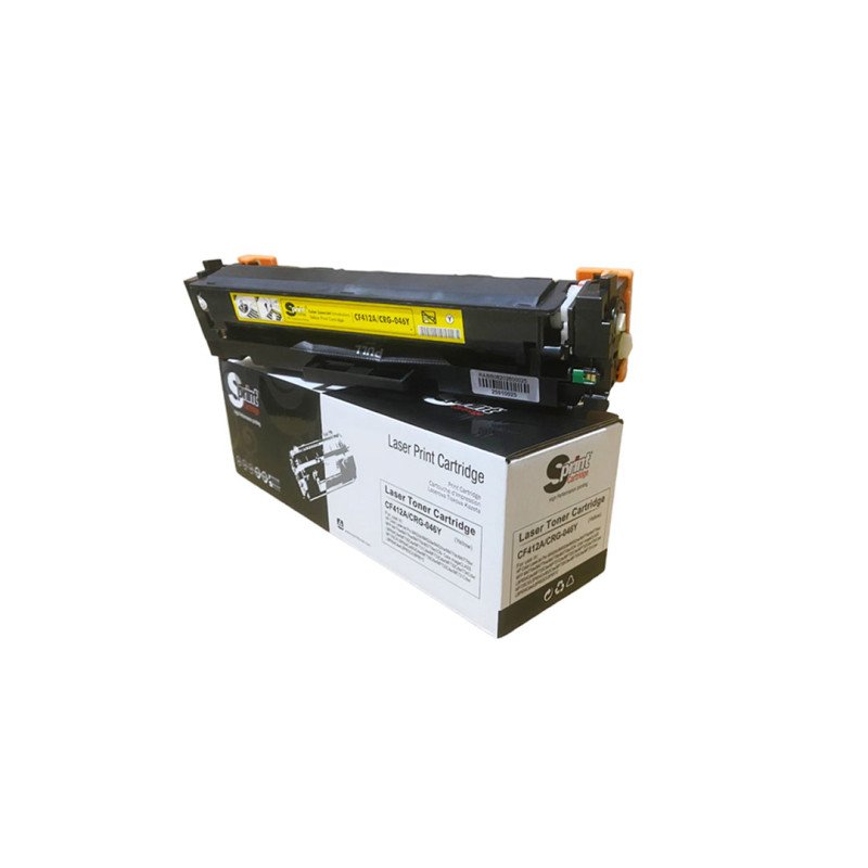 S Print CF412A 410A CRG-046 Yellow Muadil Toner 2.300 Sayfa HP Color LaserJet Pro ve Canon i-SENSYS Uyumlu