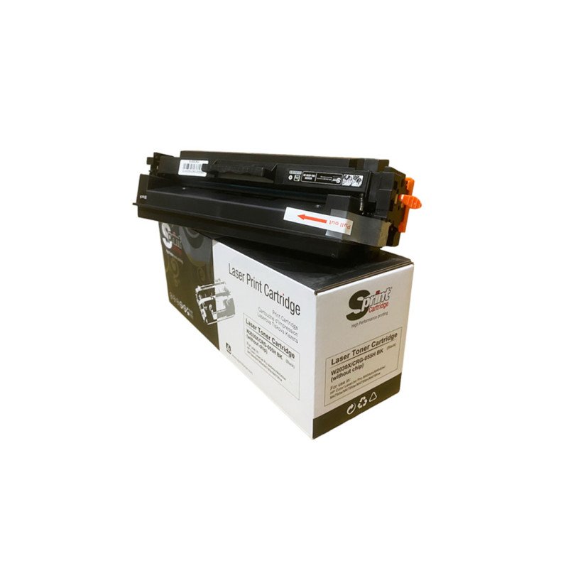 S Print W2030X 415X CRG-055H Black Muadil Toner Çipsiz 7.500 Sayfa HP Color LaserJet Pro ve Canon i-SENSYS Uyumlu