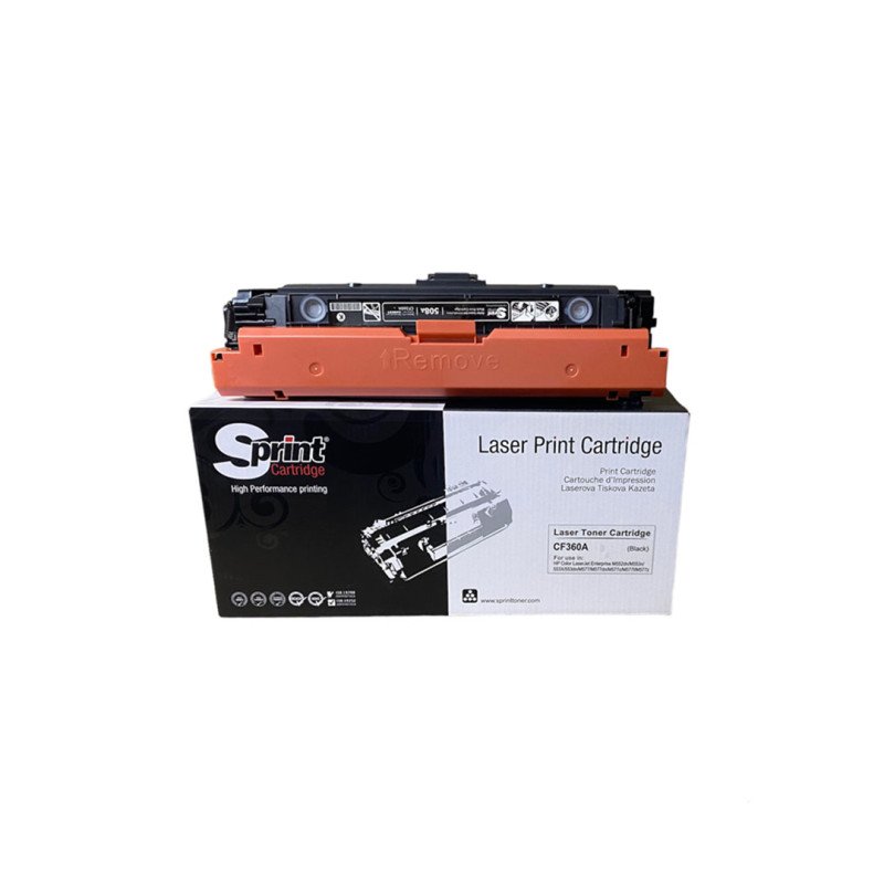 S Print CF360A 508A CRG-040 Black Muadil Toner 6.300 Sayfa HP Color LaserJet M552 M553 M577 ve Canon i-SENSYS Uyumlu