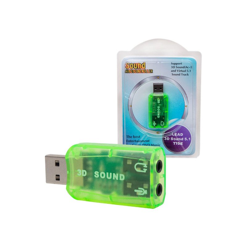 Powermaster PM-2449 USB 2.0 5.1 Kanal Harici Ses Kartı Adaptörü
