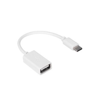 Hytech HY-X112 USB Dişi to Type-C Erkek OTG Çevirici Adaptör Beyaz