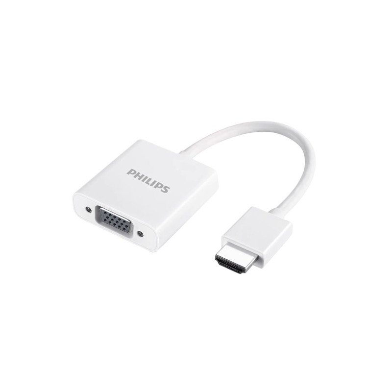 Philips SWR1620A/95 HDMI to VGA Dönüştürücü Adaptör Full HD 1080P Ses Çıkışlı