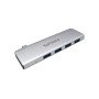 Philips SWR1604P/93 USB-C to 4 Port USB 3.0 Ultra İnce Alüminyum Hub Çoklayıcı