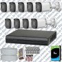 Dahua Full HD 9 Kameralı Güvenlik Kamerası + 1TB HDD