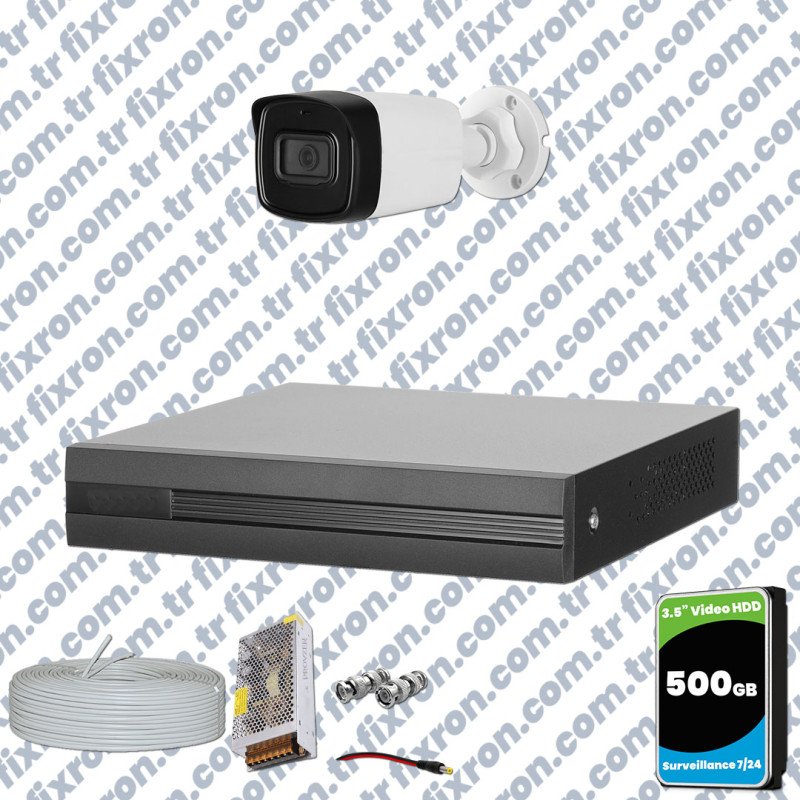 Dahua 1 Kameralı Full HD 40 Metre Gece Görüşlü Güvenlik Kamerası