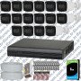 Dahua 16 Kameralı Full HD 40 Metre Gece Görüşlü Güvenlik Kamerası