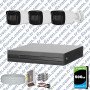 Dahua 3 Kameralı Full HD 40 Metre Gece Görüşlü Güvenlik Kamerası