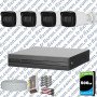 Dahua 4 Kameralı Full HD 40 Metre Gece Görüşlü Güvenlik Kamerası