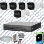 Dahua 5 Kameralı Full HD 40 Metre Gece Görüşlü Güvenlik Kamerası