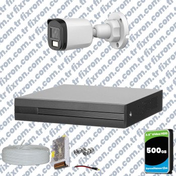 Dahua 1 Kameralı Full HD Fullcolor Mikrofonlu Güvenlik Kamerası