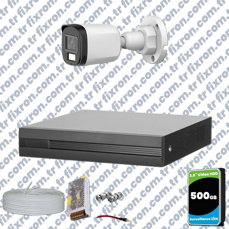 Dahua 1 Kameralı Full HD Fullcolor Mikrofonlu Güvenlik Kamerası