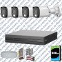 Dahua 4 Kameralı Full HD Fullcolor Mikrofonlu Güvenlik Kamerası