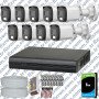Dahua 9 Kameralı Full HD Fullcolor Mikrofonlu Güvenlik Kamerası