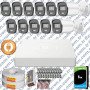 Hikvision 11'li Full HD Güvenlik Kamerası Set 7/24 Renkli, Mikrofonlu, Olay Anında Bildirim