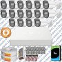 Hikvision 16'lı Full HD Güvenlik Kamerası Set 7/24 Renkli, Mikrofonlu, Olay Anında Bildirim