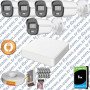 Hikvision 5'li Full HD Güvenlik Kamerası Set 7/24 Renkli, Mikrofonlu, Olay Anında Bildirim