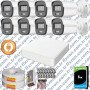 Hikvision 8'li Full HD Güvenlik Kamerası Set 7/24 Renkli, Mikrofonlu, Olay Anında Bildirim