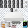 Hikvision Unv 13'lü Full HD Güvenlik Kamerası Set Gece Görüş, Mikrofon, Olay Anında Bildirim